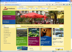 Website der Tourist Information Bad Duerkheim
